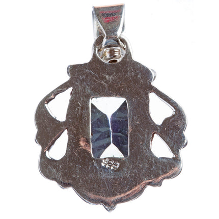 925 Sterling Silver Natural Gemstones Rainbow Magic Topaz Pendant FJSVP2107 - Accessoriesforever
