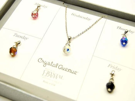 Swarovski Crystal Round Necklace & Pendants Gift Set