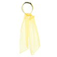 Fashion Scarf Look Headband Chiffon Organza Yellow