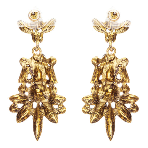 Striking Fashion Crystal Rhinestone Rare Elegant Dangle Earrings E827 Clear