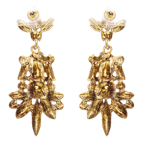 Striking Fashion Crystal Rhinestone Rare Elegant Dangle Earrings E827 Clear