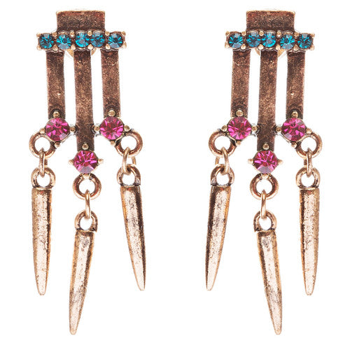 Tribal Fashion Fascinatingly Bold Statement Multi Layer Necklace JN264 Multi