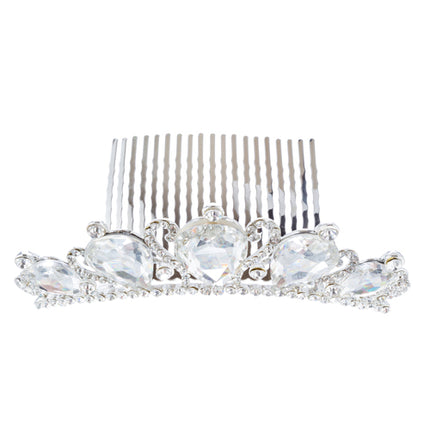 Bridal Wedding Jewelry Crystal Rhinestone Beautiful Teardrop Hair Comb - Accessoriesforever