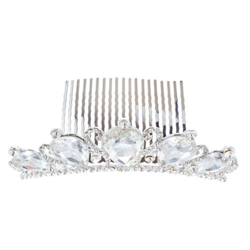 Bridal Wedding Jewelry Crystal Rhinestone Beautiful Teardrop Hair Comb - Accessoriesforever