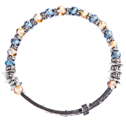 Lovely Crystal Rhinestone Cross Design Fashion Statement Bracelet B472 Multi - Accessoriesforever