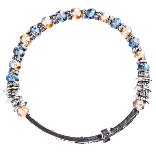Lovely Crystal Rhinestone Cross Design Fashion Statement Bracelet B472 Multi