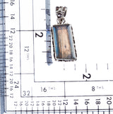 925 Sterling Silver Natural Gemstones Labradorite Pendant FJSVP2086
