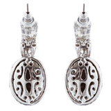 Sophisticated Classic Gorgeous Two-Tone Dangle Style Earrings E1000 Gold Black
