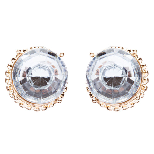 Modern Fashion Crystal Rhinestone Attractive Tear Drop Necklace JN244 Orange - Accessoriesforever