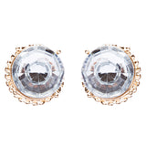 Modern Fashion Crystal Rhinestone Attractive Tear Drop Necklace JN244 Orange
