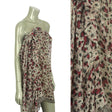 Beach Sarong Pareo Shawl Wrap Leopard N Border Fuschia