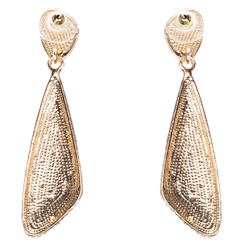 Bridal Wedding Jewelry Crystal Rhinestone Gorgeous Dangle Drop Design E785 Gold - Accessoriesforever