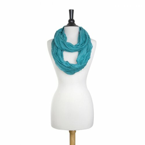 Turquoise Genevieve Infinity Scarf - Accessoriesforever