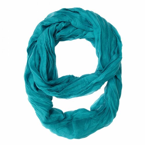 Turquoise Genevieve Infinity Scarf - Accessoriesforever