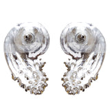 Bridal Wedding Jewelry Rhinestone Pearl Classic Style Fashion Earrings E959 SV