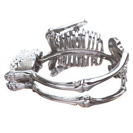 Halloween Costume Jewelry Crystal Rhinestone Funky Gothic Style Bracelet B414SL - Accessoriesforever