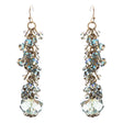 Contemporary Fashion Sophisticated Linear Long Drop Dangle Earrings E838 Blue