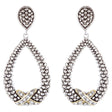 Sophisticated Classic Gorgeous Two-Tone Crystal Rhinestone Earrings E995 GDSV