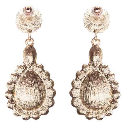 Beautiful Glamorous Bridal Crystal Rhinestone Teardrop Dangle Earrings Blue - Accessoriesforever