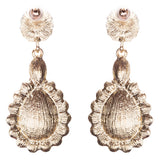 Beautiful Glamorous Bridal Crystal Rhinestone Teardrop Dangle Earrings Blue