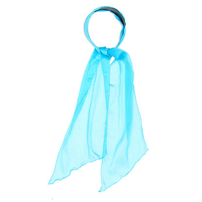 Fashion Scarf Look Headband Chiffon Turquoise Blue