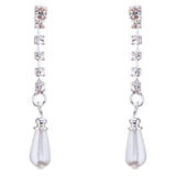Bridal Wedding Jewelry Set Crystal Rhinestone Pearl DG
