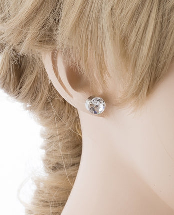 Bridal Wedding Jewelry Crystal Rhinestone Vintage Lace Design Necklace Silver - Accessoriesforever