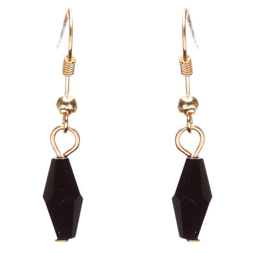 Classic Stylish Beautiful Formica Y Drop Simple Statement Necklace Set Black