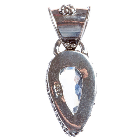925 Sterling Silver Natural Gemstones Quartz Pendant FJSVP2102
