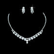 Bridal Jewelry Set Austrian Crystal Rhinestone White