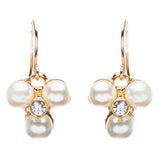 Bridal Wedding Jewelry Crystal Rhinestone Soft Elegant Necklace Set J507 Gold
