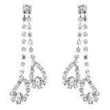 Bridal Wedding Jewelry Crystal Rhinestone Magnificent Design Necklace J571Silver