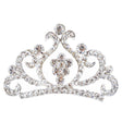 Bridal Wedding Jewelry Crystal Rhinestone Adorable Hair Comb Tiara H182 Silver