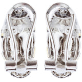 Sophisticated Classic Gorgeous Two-Tone Crystal Rhinestone Earrings E998 GDSV