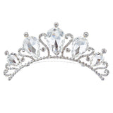 Bridal Wedding Jewelry Crystal Rhinestone Beautiful Teardrop Hair Comb H135 SV