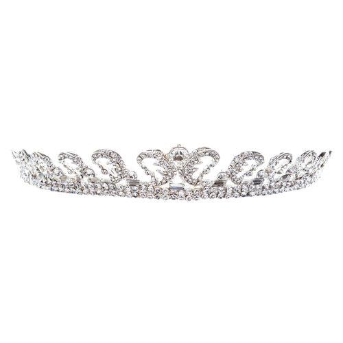 Bridal Wedding Jewelry Crystal Rhinestone Remarkable Crown Hair Tiara HA174Clear