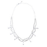 Bridal Wedding Jewelry Set Crystal Rhinestone Pearl DG