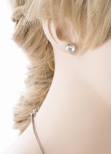 Bridal Wedding Jewelry Crystal Rhinestone Brilliant Bib Design Necklace Earrings - Accessoriesforever