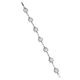 Bridal Jewelry Crystal Rhinestone Pearl Bracelet White