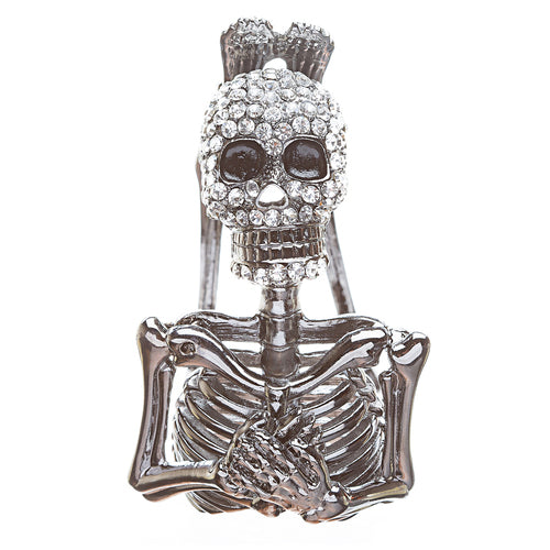 Halloween Costume Jewelry Crystal Rhinestone Funky Gothic Style Bracelet B414SL