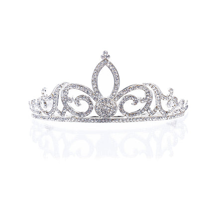 Bridal Wedding Jewelry Crystal Rhinestone Sophisticated Hair Headband Tiara - Accessoriesforever