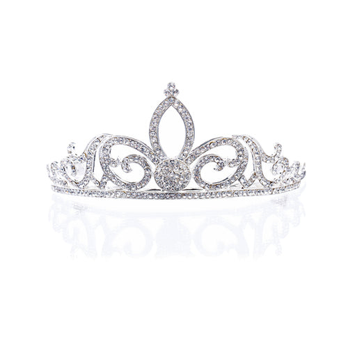 Bridal Wedding Jewelry Crystal Rhinestone Sophisticated Hair Headband Tiara - Accessoriesforever
