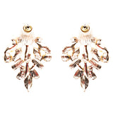 Modern Fashion Crystal Rhinestone Attractive Tear Drop Earrings E807 Yellow