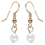 Gorgeous Layered Chains Pearl Fashion Necklace JN267 Gold White