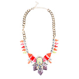 Audacious Trendy Crystal Rhinestone Statement Jewelry Necklace N73 Multi