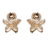 Nautical Jewelry Adorably Cute & Tiny Starfish Stud Earrings E932 Yellow