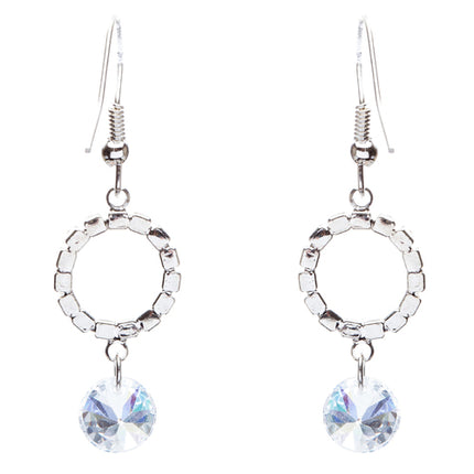 Bridal Wedding Jewelry Prom Crystal Rhinestone Classic Dangle Earrings E870 - Accessoriesforever