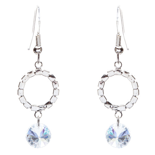 Bridal Wedding Jewelry Prom Crystal Rhinestone Classic Dangle Earrings E870 - Accessoriesforever