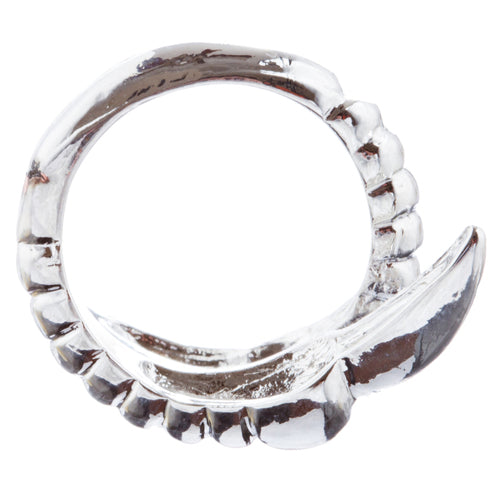 Chic Stylish Claw Design Adjustable Fashion Ring R224 Silver - Accessoriesforever