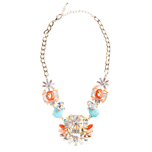 Audacious Design Crystal Rhinestone Fascinating Arrangement Necklace Set N76 MT - Accessoriesforever